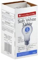 slide 1 of 1, Everyday Living 50/100/150-Watt 3-Way Soft White Light Bulb, 1 ct