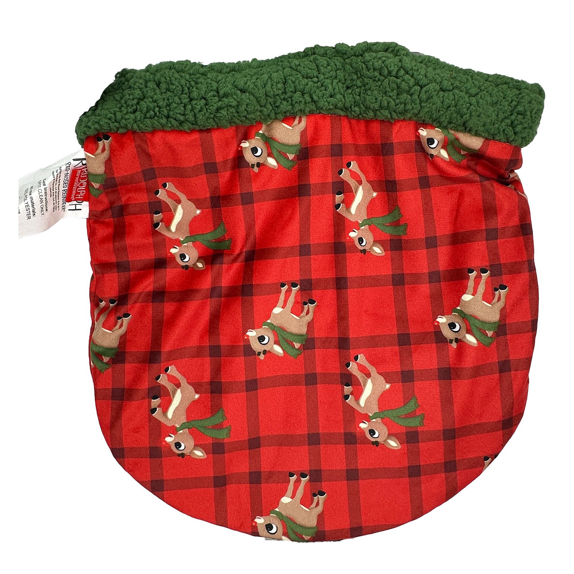 slide 1 of 1, Gmason Rudolph Holiday Sack Cat Toy, 1 ct