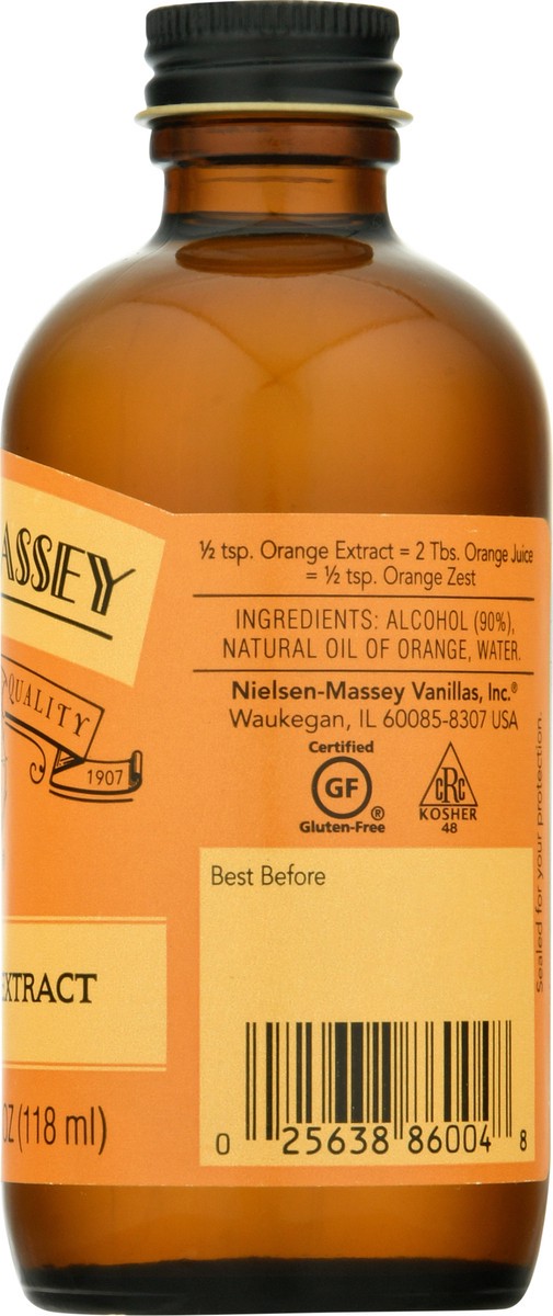 slide 3 of 13, Nielsen-Massey Pure Orange Extract - 4 fl oz, 4 fl oz