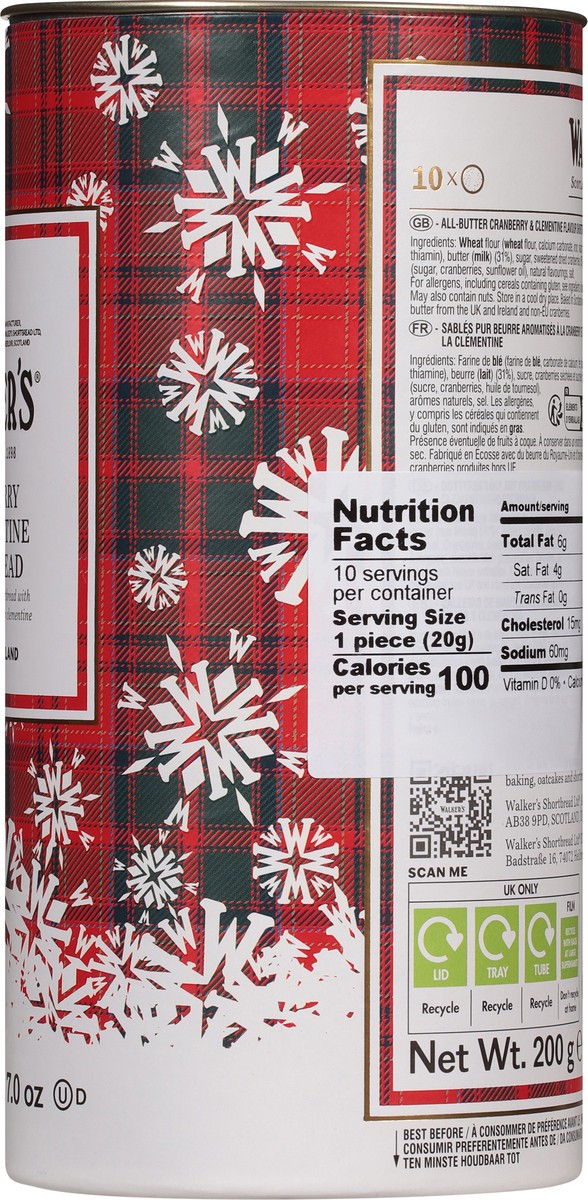 slide 5 of 15, Walkers Select Cranberry & Clementine 7oz - 7 OZ, 7 oz