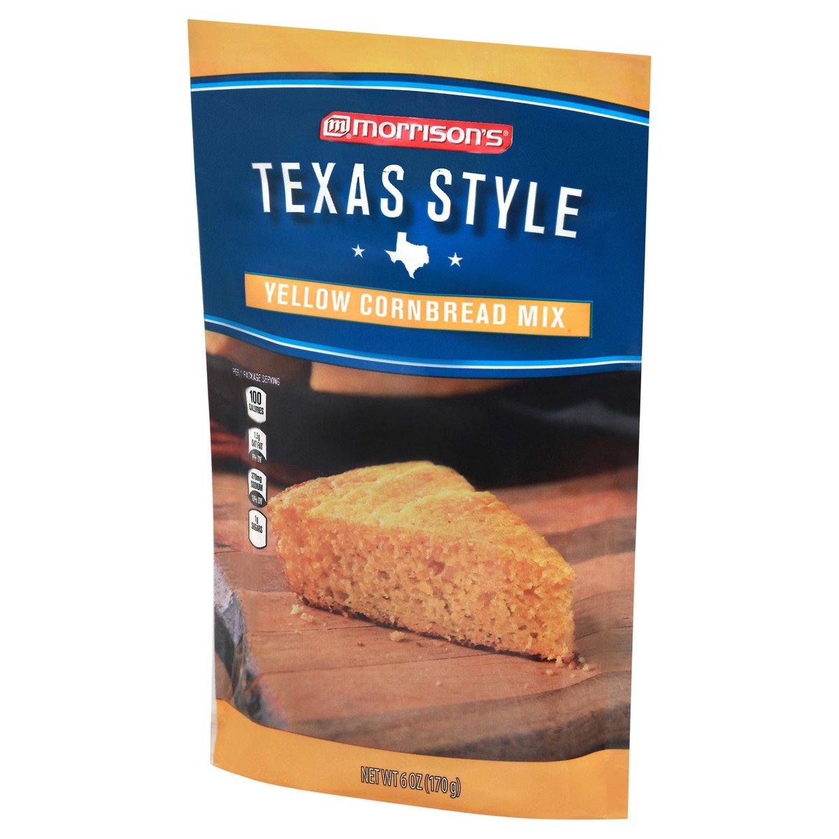 slide 14 of 14, Morrison's Texas Style Yellow Cornbread Mix 6 oz, 6 oz