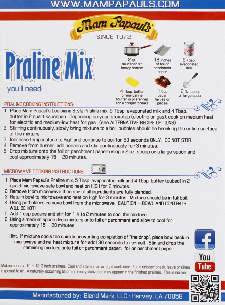 slide 10 of 10, Mam Papaul's Praline Mix, New Orleans Style, 10 oz