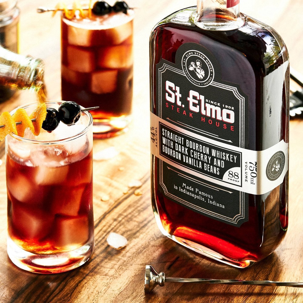 slide 2 of 2, St. Elmo Steak House Straight Bourbon Whiskey - 750ml Bottle, 750 ml