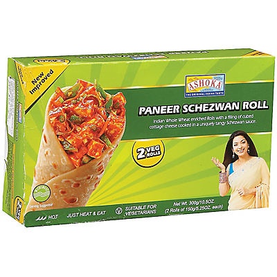 slide 1 of 1, Ashoka Paneer Sachewan Roll, 10.58 oz