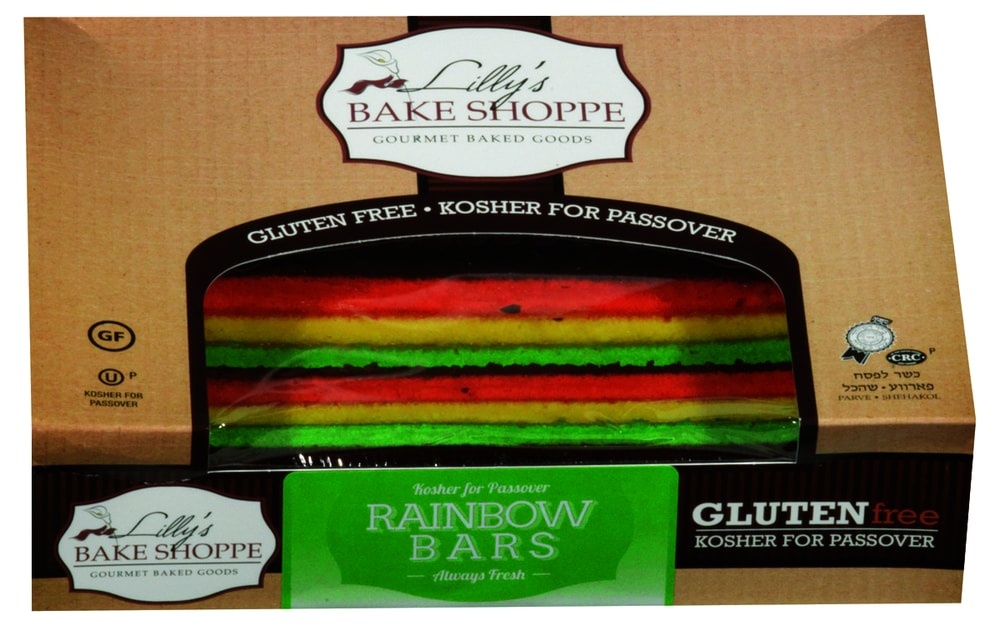 slide 1 of 1, Lilly's Gourmet Dessert Rainbow Bars, 12 oz