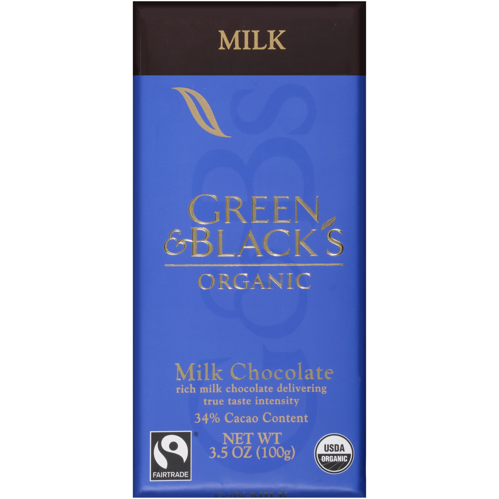 slide 1 of 5, 3.5Oz G&B Org Milk Chocolate, 3.5 oz