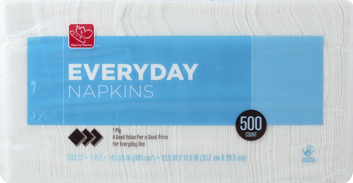 slide 1 of 4, Harris Teeter yourhome Napkins, 500 ct