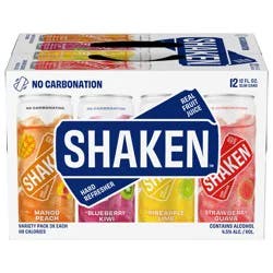 Shaken Variety Pack Assorted Premium Malt Beverage 12 - 12 fl oz Cans