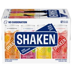 Shaken Variety Pack Assorted Premium Malt Beverage, 12 Pack 12 fl oz Cans