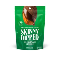 SkinnyDipped Mocha Splash Almonds Pouch - 3.5 Oz