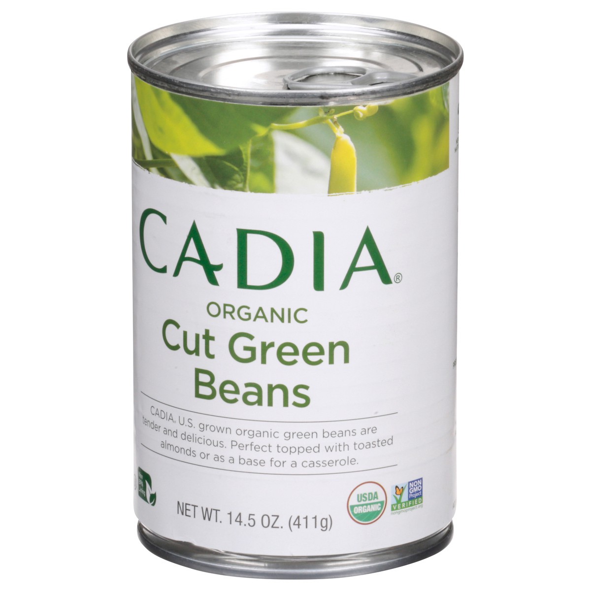 slide 3 of 14, Cadia Org Cut Green Beans, 14.5 oz