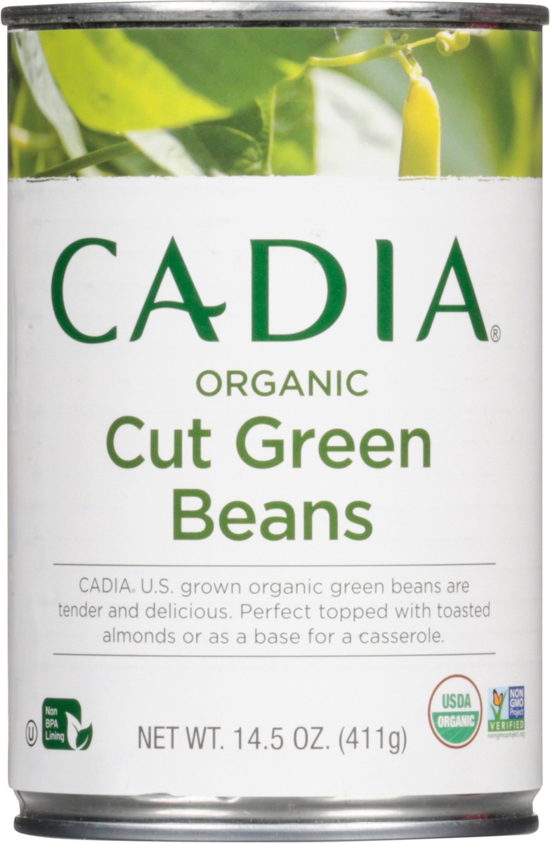 slide 9 of 14, Cadia Org Cut Green Beans, 14.5 oz
