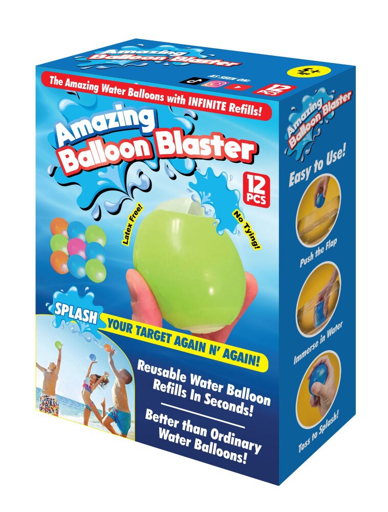 slide 1 of 1, As Seen on TV Amazing Balloon Blaster Water Balloons, 12-Pack, 1 ct