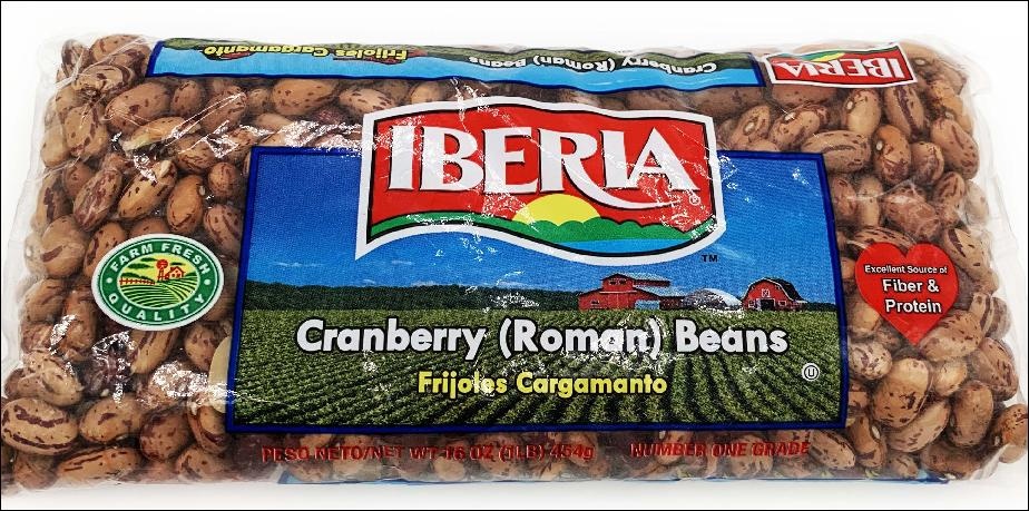 slide 1 of 1, Iberia Cranberry Beans, 16 oz