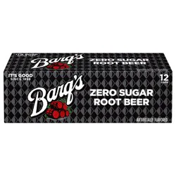 Barq's Zero Sugar Root Beer Fridge Pack Cans, 12 fl oz, 12 Pack