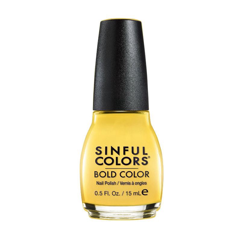 slide 1 of 1, Sinful Colors Bold Color Nail Polish - Yolo Yellow - 0.5 fl oz, 0.5 fl oz