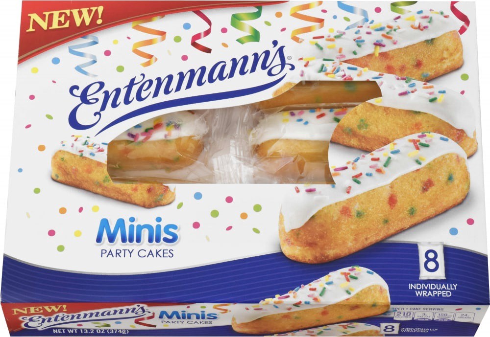 slide 2 of 2, Entenmann's Entenmanns Mini Party Cakes, 13.2 oz