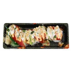 Hissho Sushi Dragon Roll, Dazzling, Raw/Spicy