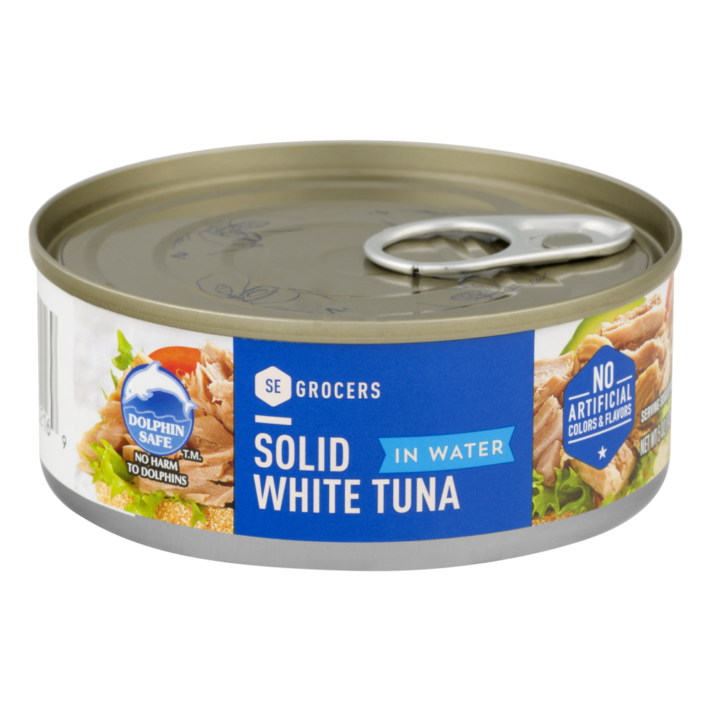 slide 1 of 1, SE Grocers Solid White Tuna In Water, 5 oz