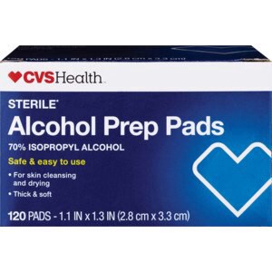 slide 1 of 1, CVS Health Alcohol Prep Pads, 120 Ct, 1 ct