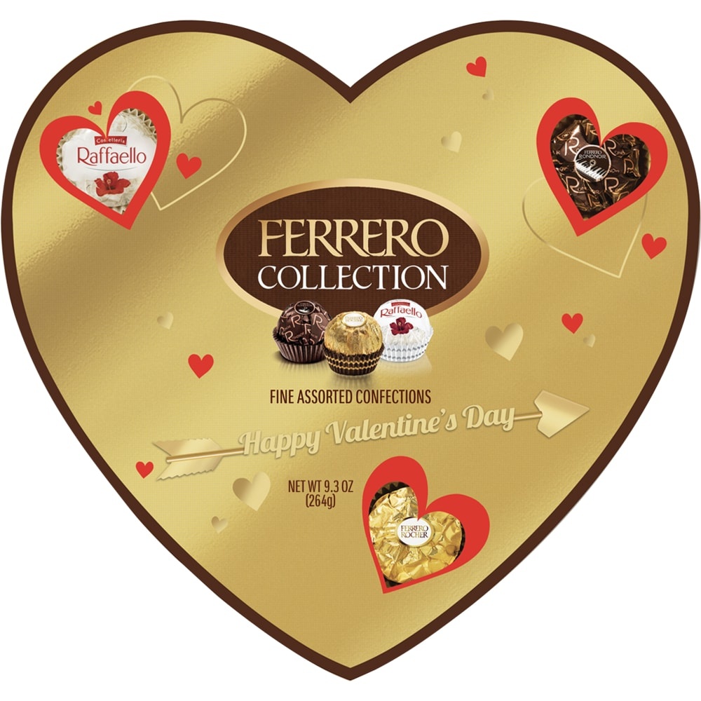 slide 1 of 1, Ferrero Valentine's Day Collection Fine Assorted Confections Chocolates, 9.3 oz