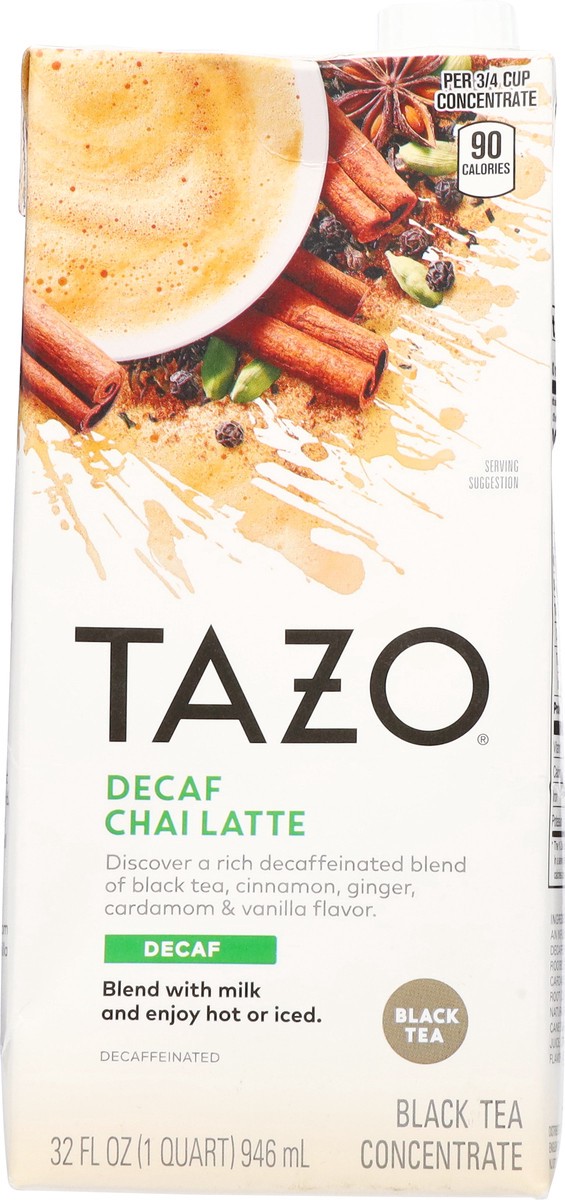slide 4 of 16, TAZO CONC DECAF Chai 6 32z, 32 fl oz