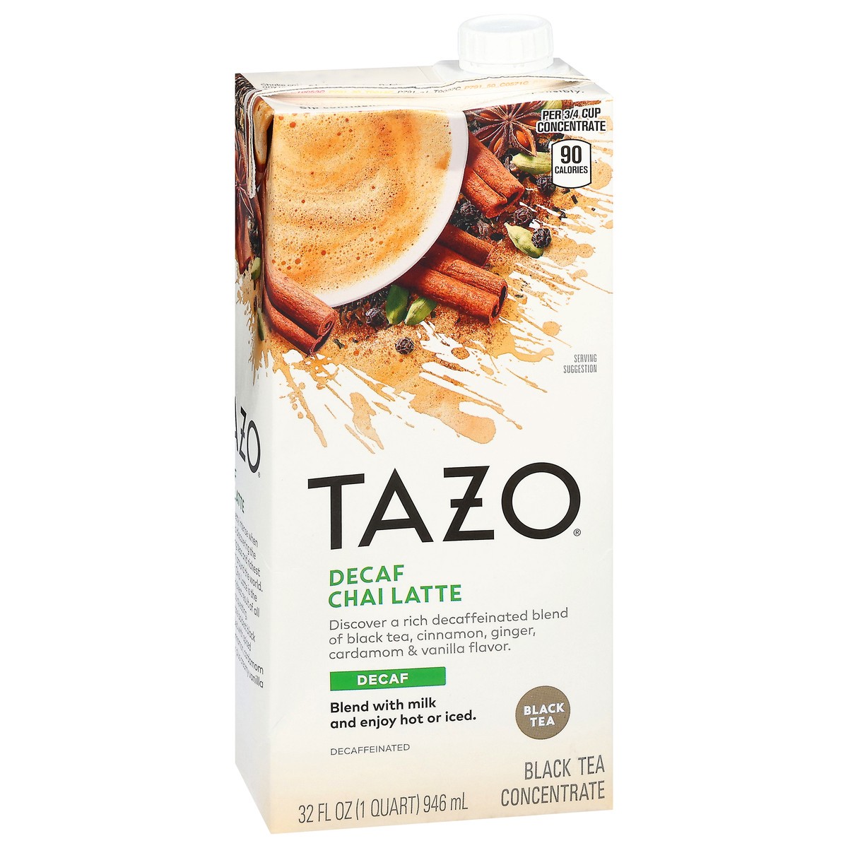 slide 7 of 16, TAZO CONC DECAF Chai 6 32z, 32 fl oz