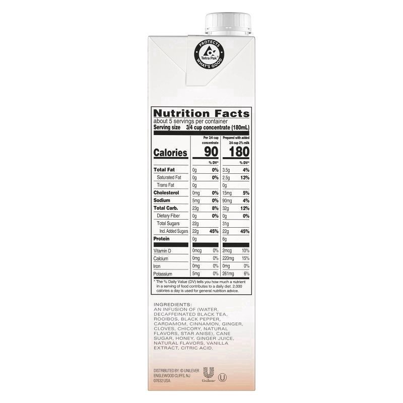 slide 9 of 16, TAZO CONC DECAF Chai 6 32z, 32 fl oz