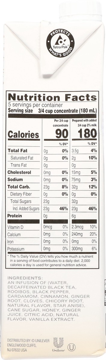 slide 12 of 16, TAZO CONC DECAF Chai 6 32z, 32 fl oz