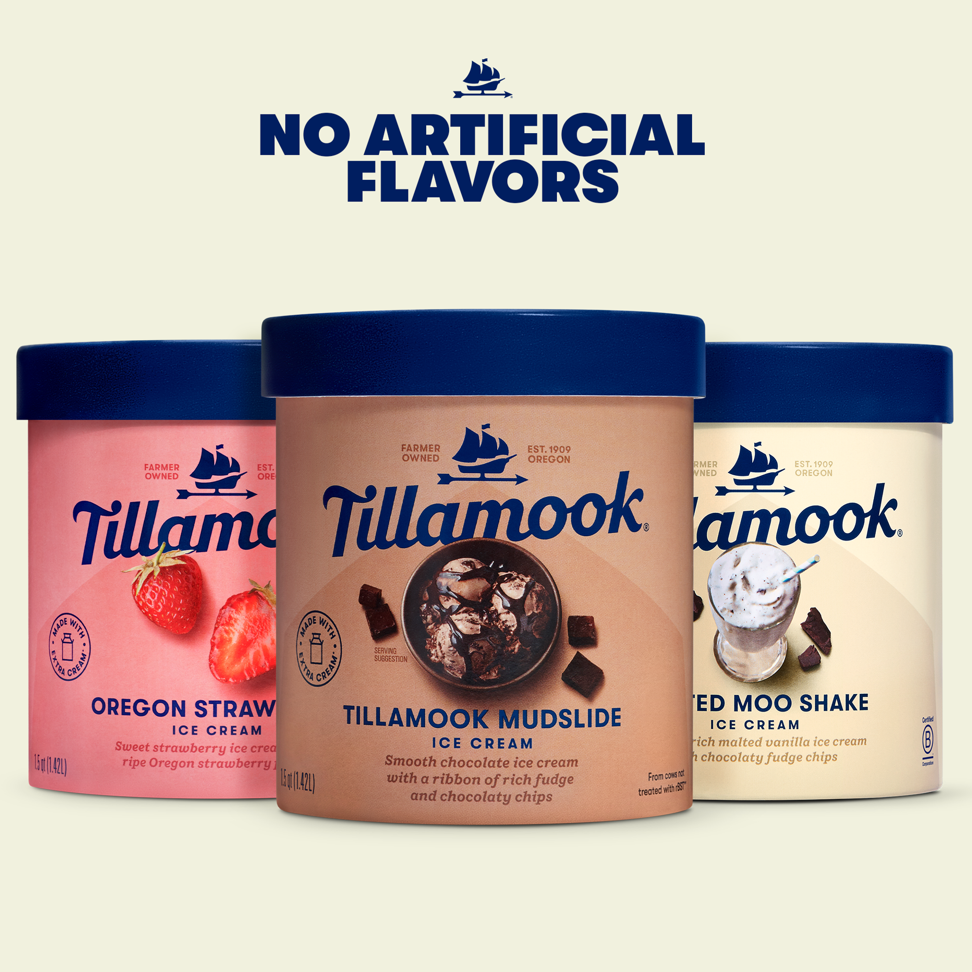 slide 5 of 5, Tillamook Malted Moo Shake Ice Cream 1.5 qt, 1.5 qt