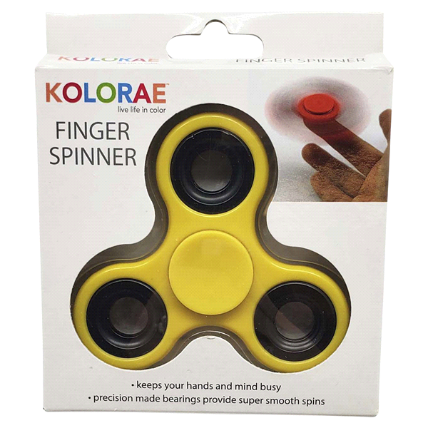 slide 5 of 9, Kolorae Finger Spinner, Assorted Colors, 1 ct