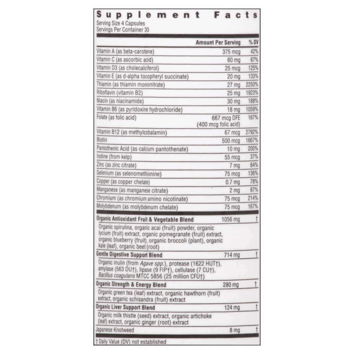 slide 8 of 12, Rainbow Light Men''s Multivitamin with Organic Fruits & Vegetables, 120 Capsules, 120 ct