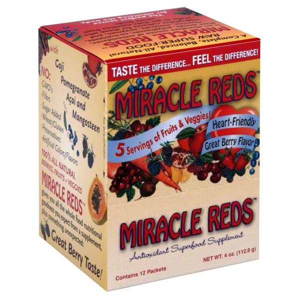 slide 1 of 1, MacroLife Miracle Reds Superfood Supplement, 4 oz