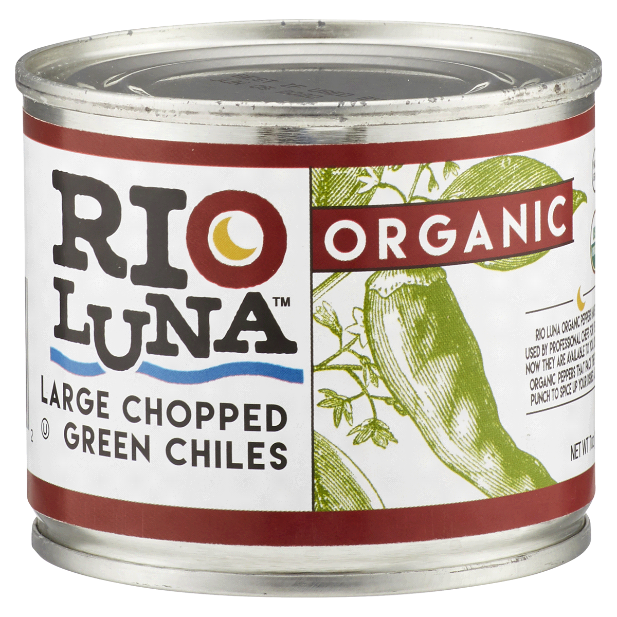 slide 1 of 6, Rio Luna Green Chilis Chopped Org, 7 oz