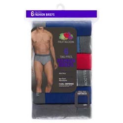 Fruit of the Loom FOL FASHION BRIEF 6P4610 AST XL