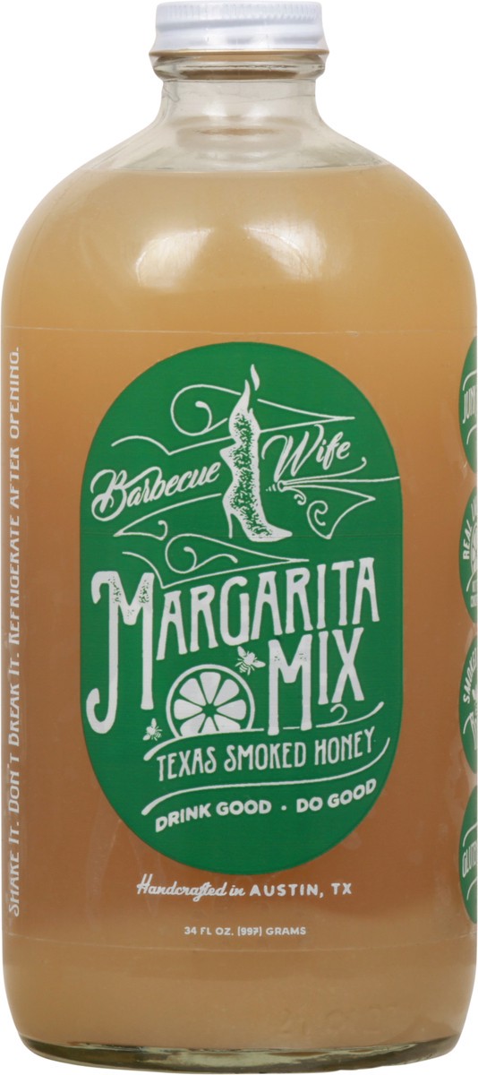 slide 4 of 12, Barbecue Wife Texas Smoked Honey Margarita Mix - 34 fl oz, 34 fl oz