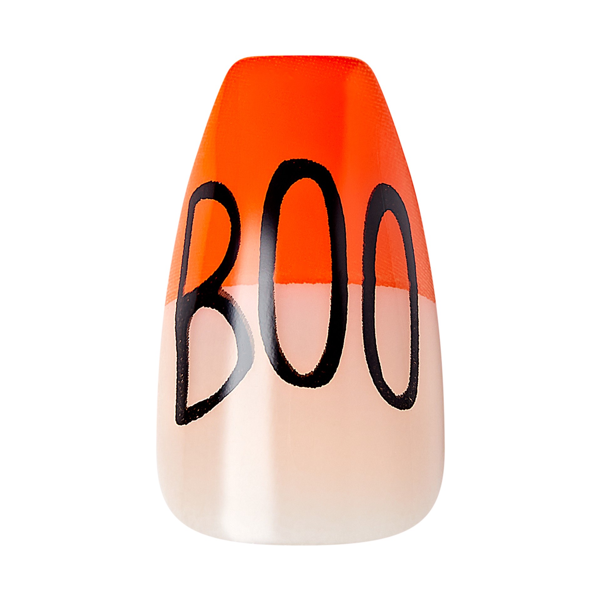 slide 3 of 5, KISS Voguish Fantasy Halloween Press-On Nails, Orange, Medium Length, Coffin Shape, 31 Ct., 1 ct