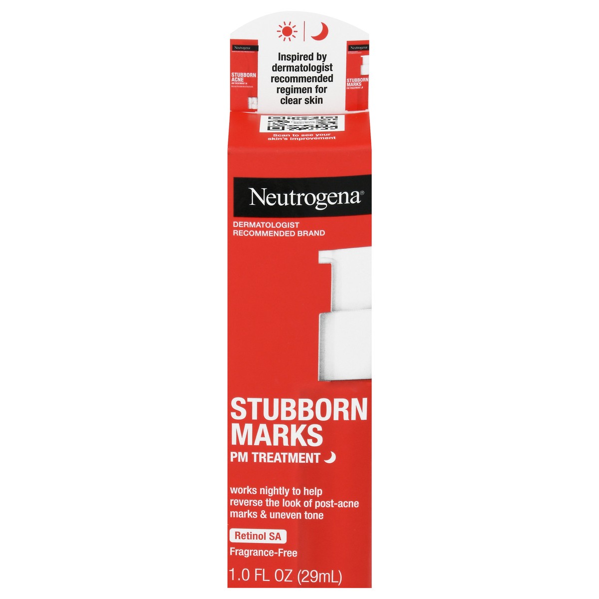 slide 1 of 25, Neutrogena Stubborn Marks PM Treatment with Retinol SA, 1 fl. oz, 1 fl oz