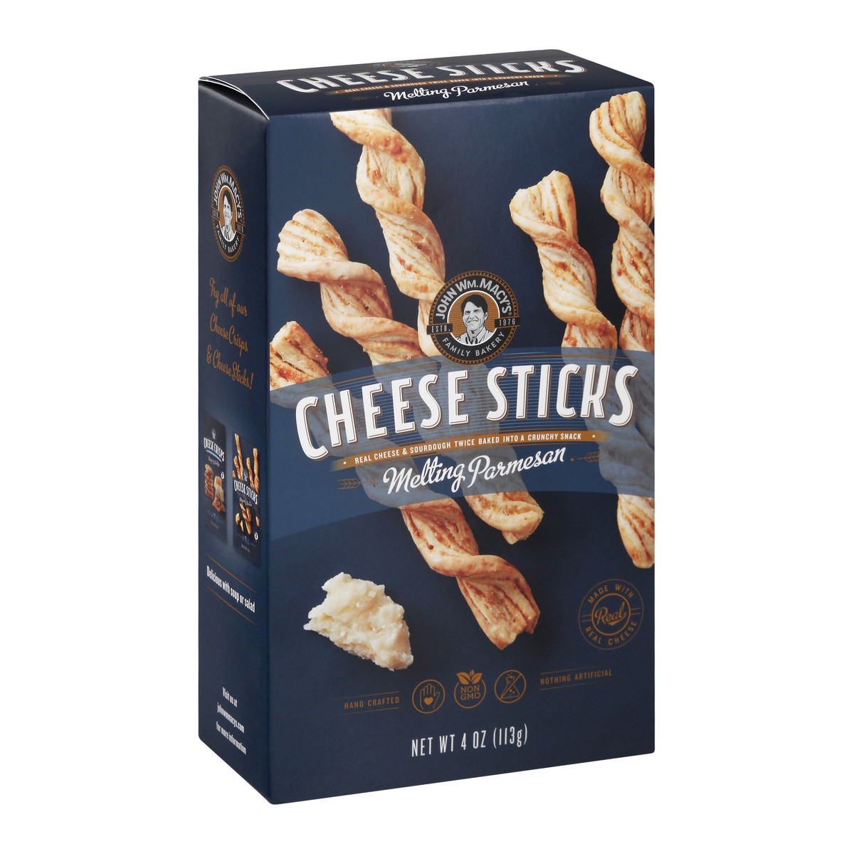 slide 10 of 13, John Wm. Macy's Cheese Sticks 4 oz, 4 oz