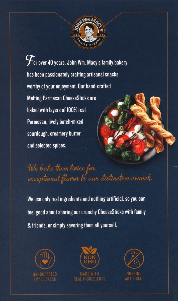 slide 2 of 13, John Wm. Macy's Cheese Sticks 4 oz, 4 oz