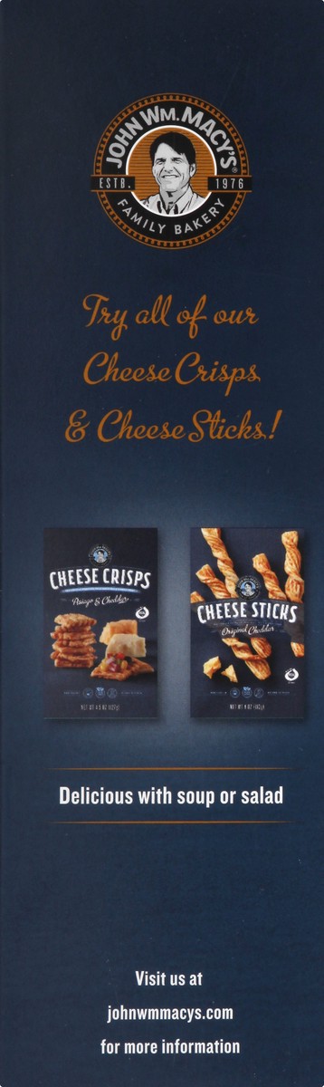 slide 9 of 13, John Wm. Macy's Cheese Sticks 4 oz, 4 oz