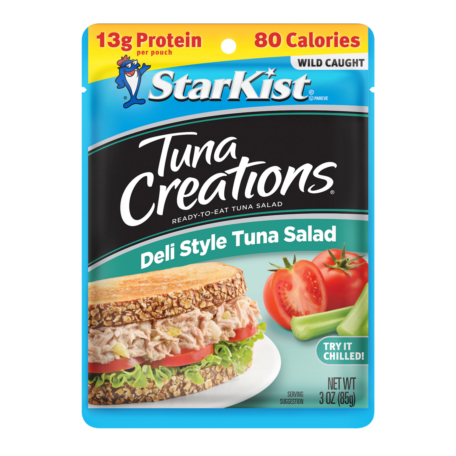 slide 1 of 5, StarKist Tuna Creations Wild Caught Deli Style Tuna Salad 3 oz, 3 oz