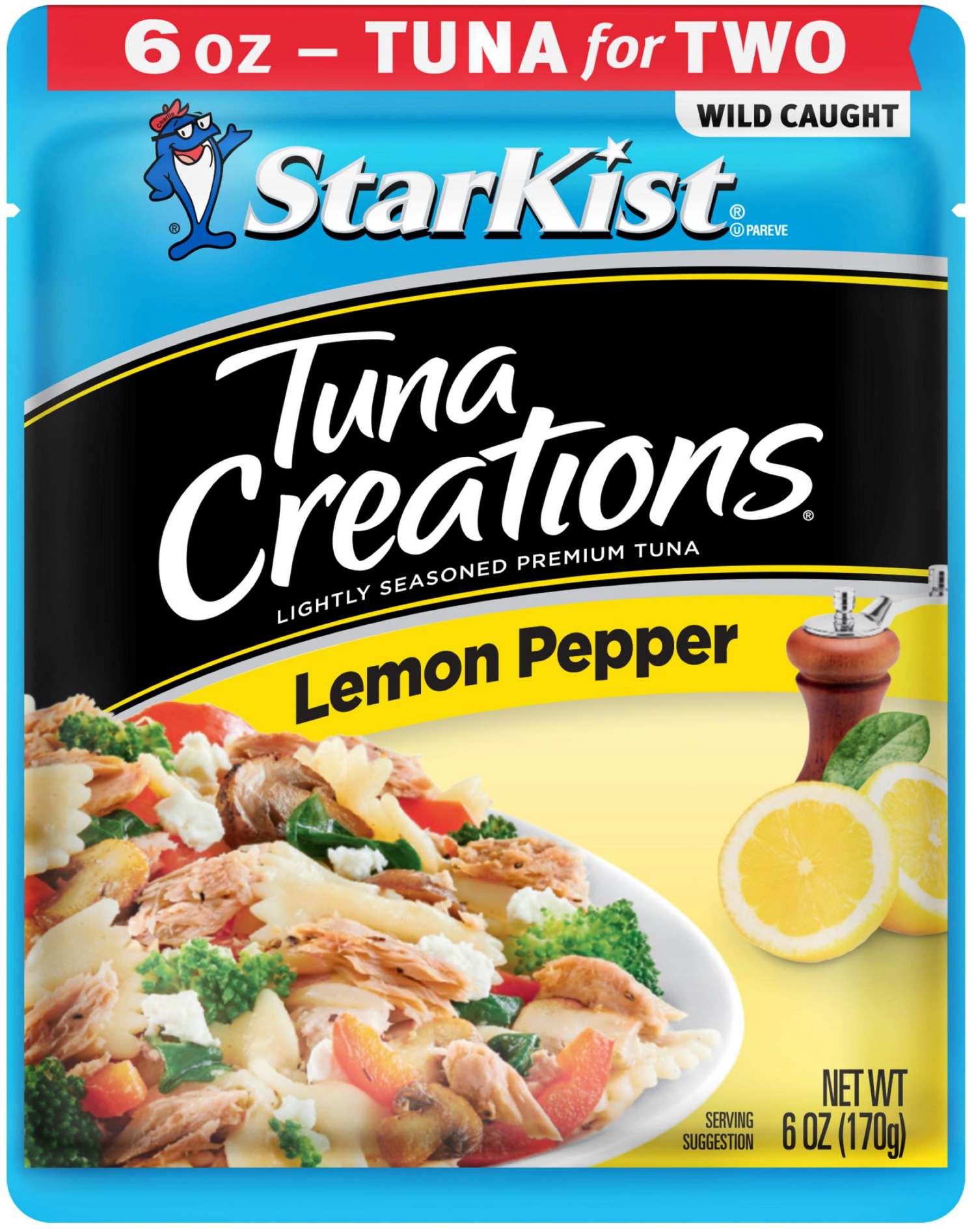 slide 1 of 5, StarKist Tuna Creations Wild Caught Lemon Pepper Tuna 6 oz, 6 oz