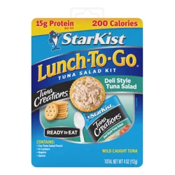 StarKist Lunch To-Go Deli Style Tuna Salad Kit 4 oz