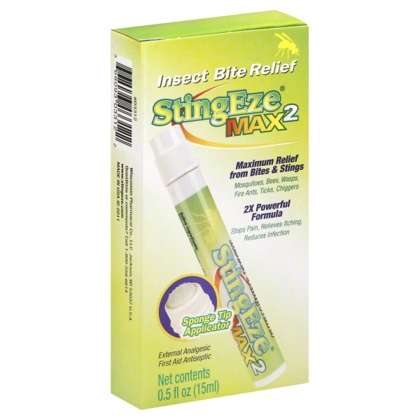 slide 1 of 1, StingEze Insect Bite Relief 0.5 oz, 1 ct