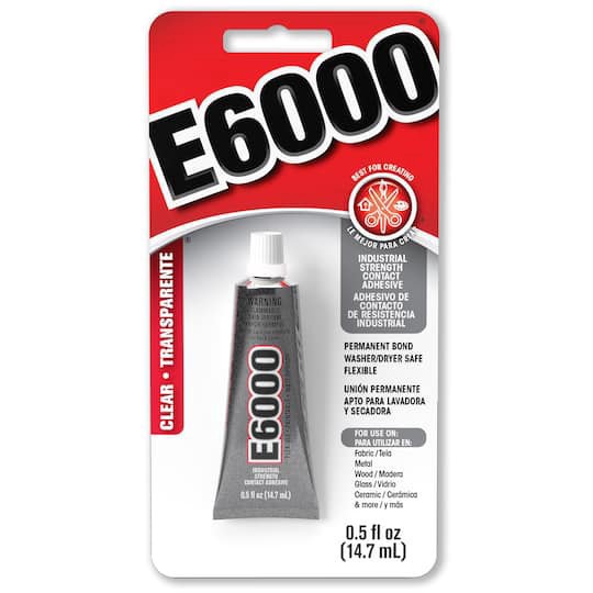 slide 1 of 5, E6000 0.5oz. Industrial Strength Contact Adhesive, 0.5 oz