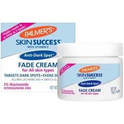 Palmer's Palmers Skin Success Anti-Dark Spot Fade Cream - 2.7oz: Contains Alpha Hydroxy, Retinol, Vitamin E, Vitamin C