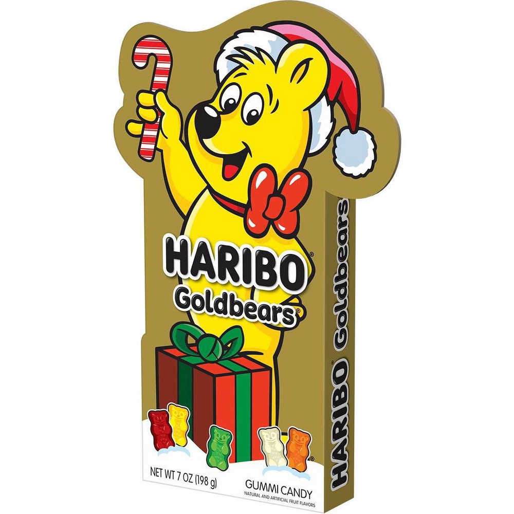 slide 2 of 3, Haribo Goldbears Holiday Billboard Box Gummy Bears - 7oz, 7 oz