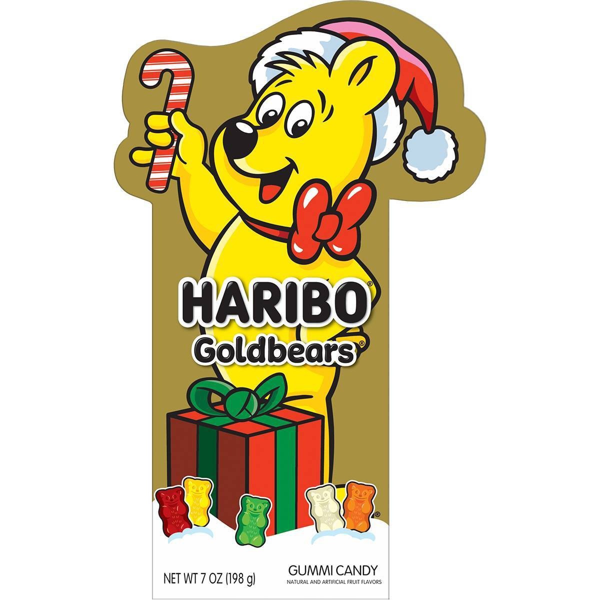 slide 1 of 3, Haribo Goldbears Holiday Billboard Box Gummy Bears - 7oz, 7 oz