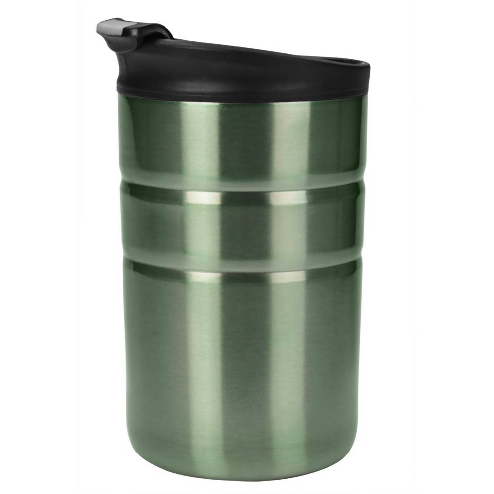 slide 3 of 6, Contigo Bueno Vacuum-Insulated Stainless Steel Travel Mug with Flip Lid Green, 10 oz